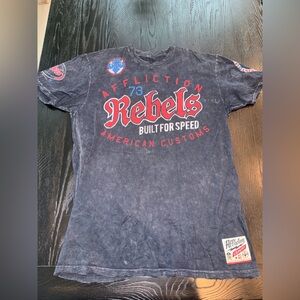 Affliction Rebels Built for Speed Tee in Charcoal